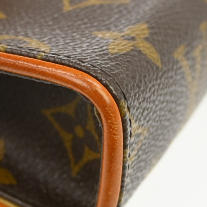 Louis Vuitton Florentine Monogram, Brown, Canvas, Clutch