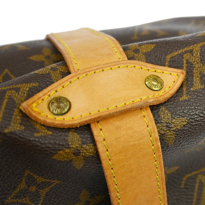 Louis Vuitton Saumur Monogram, Brown, Canvas, Shoulder Bag