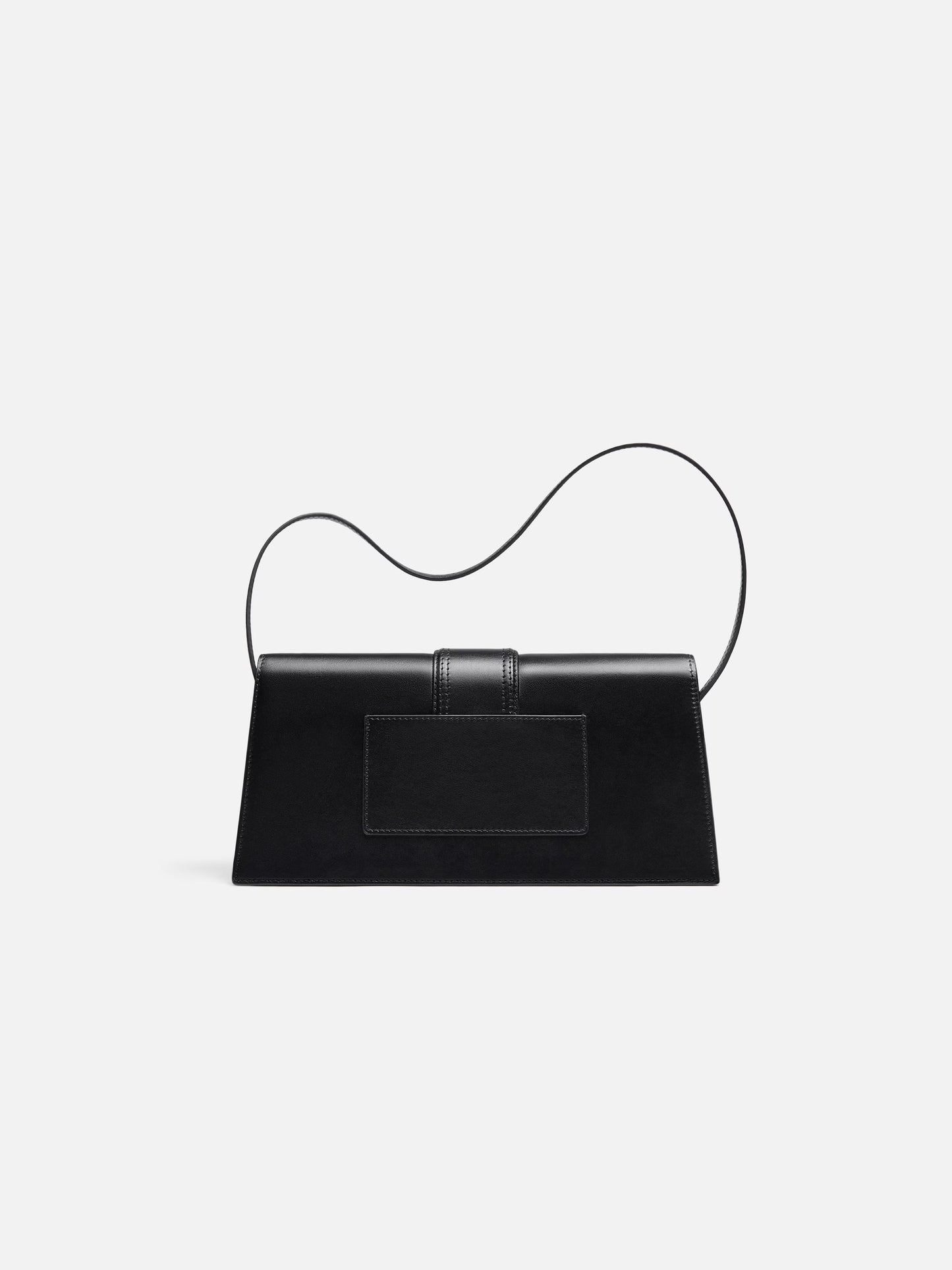 Jacquemus Le Bambino Flap Shoulder Bag Leather, BLACK, LEATHER, Handbag