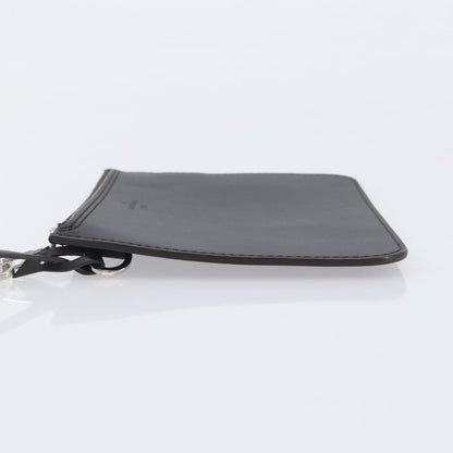 Louis Vuitton Neverfull Pochette Leather, Brown, Leather, Clutch