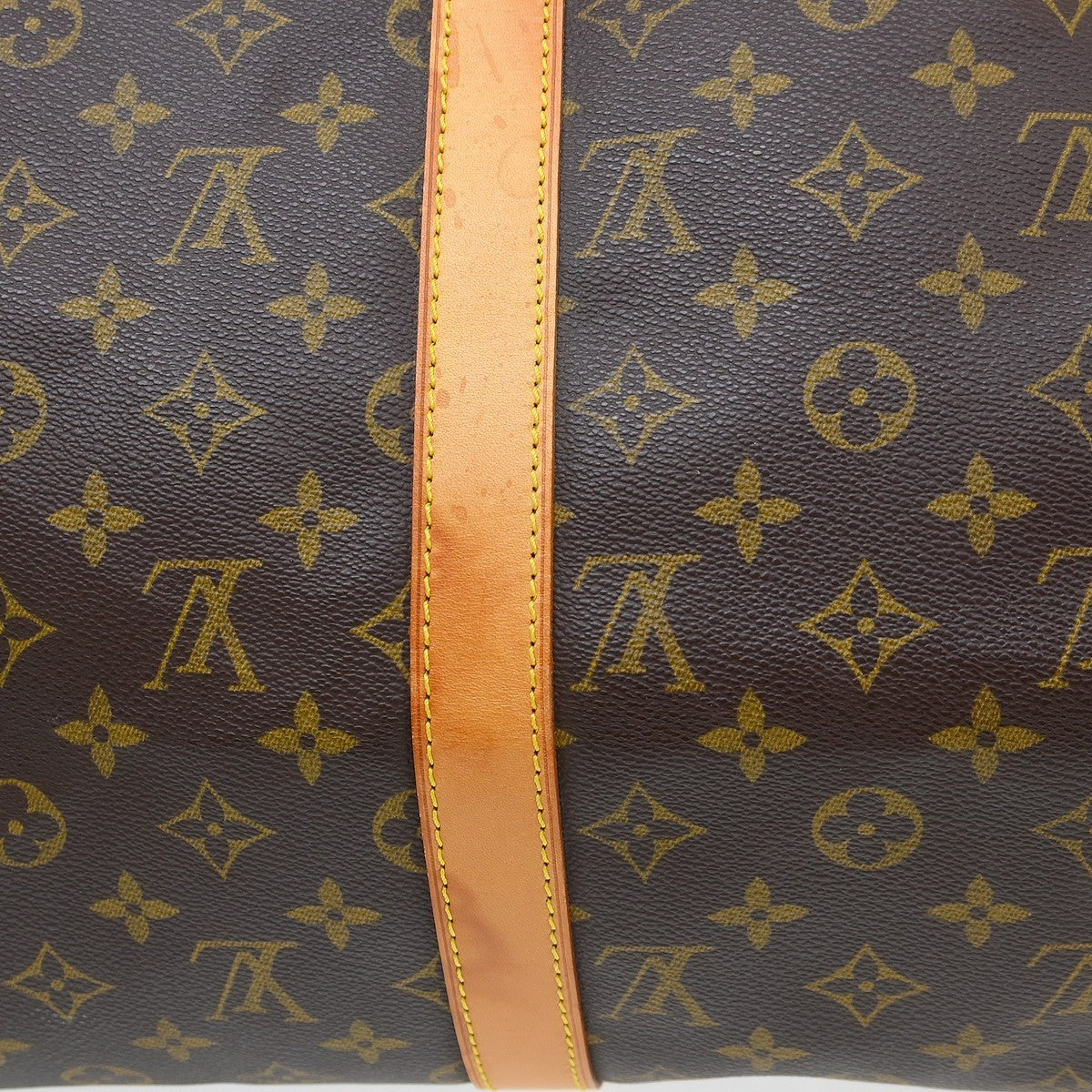 Louis Vuitton Keepall Monogram, Brown, Canvas, Travel Bag