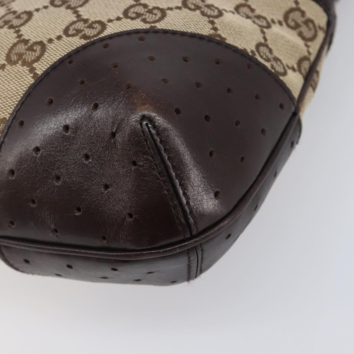 Gucci Reins Web Canvas, Beige, Canvas, Shoulder Bag
