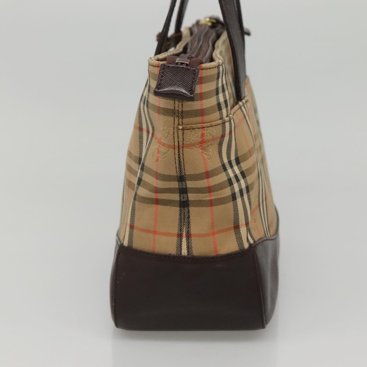 Burberry Nova Check Tote canvas check pattern, Beige, Canvas, Handbag