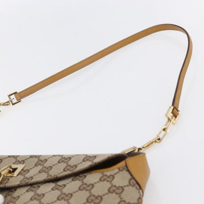 Gucci Tiger Charm Shoulder Bag canvas, BEIGE, CANVAS, Shoulder bag