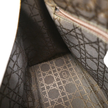 Christian Dior Lady Dior Cannage Quilt Leather, White, Leather, Handbag