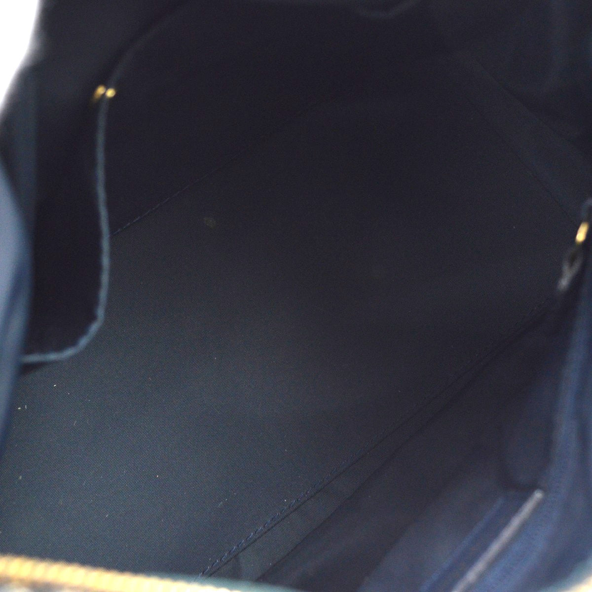 Christian Dior Vintage Trotter Boston Diorissimo Canvas, Navy, Canvas, Handbag