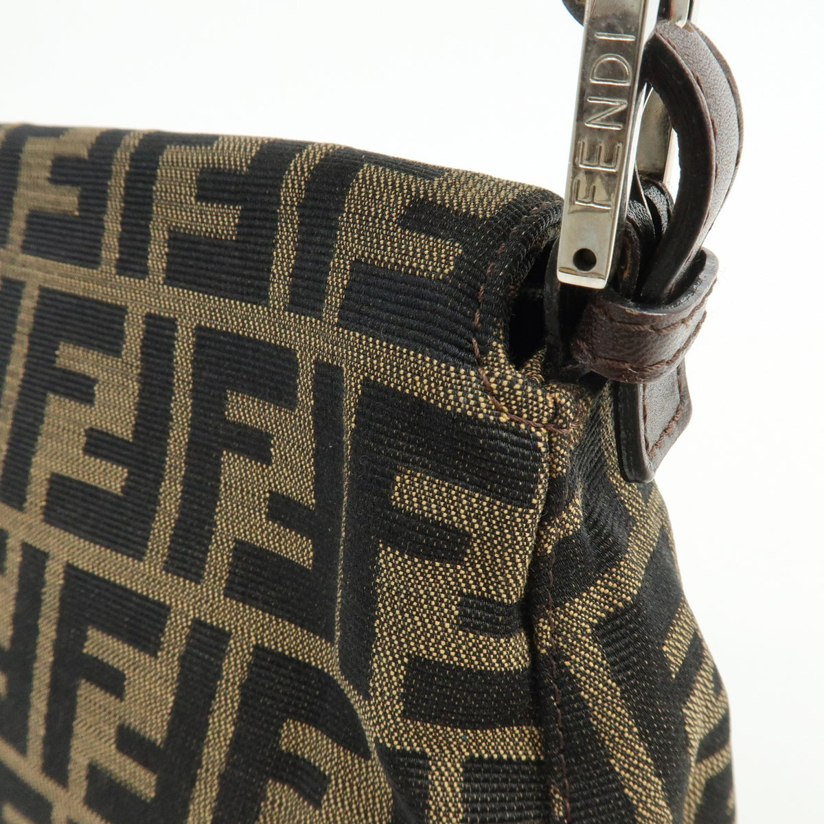 Fendi Fendi mamma baguette Monogram Canvas, Brown, Canvas, Handbag
