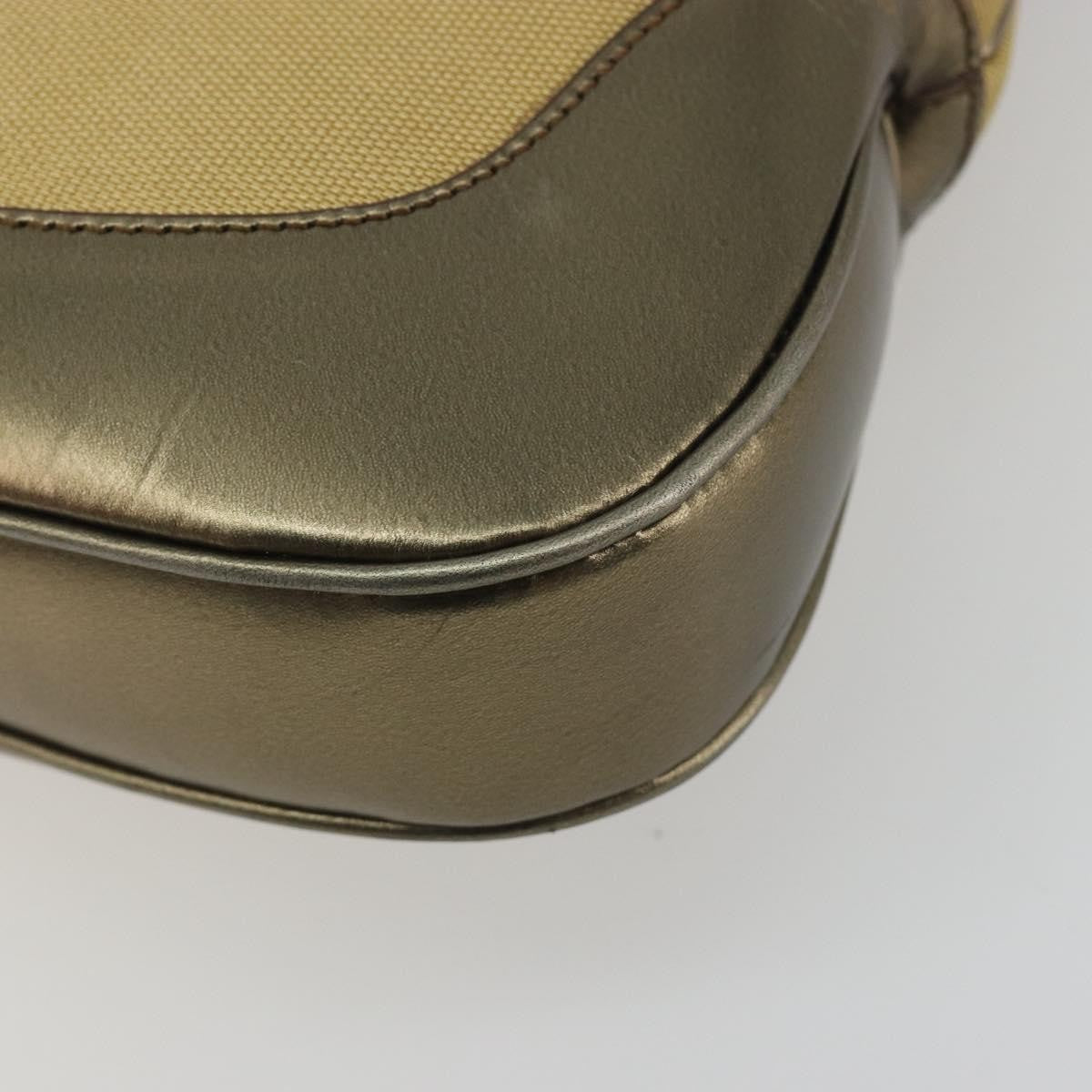Gucci Web Jackie O Hobo Canvas, Gold, Canvas, Shoulder Bag