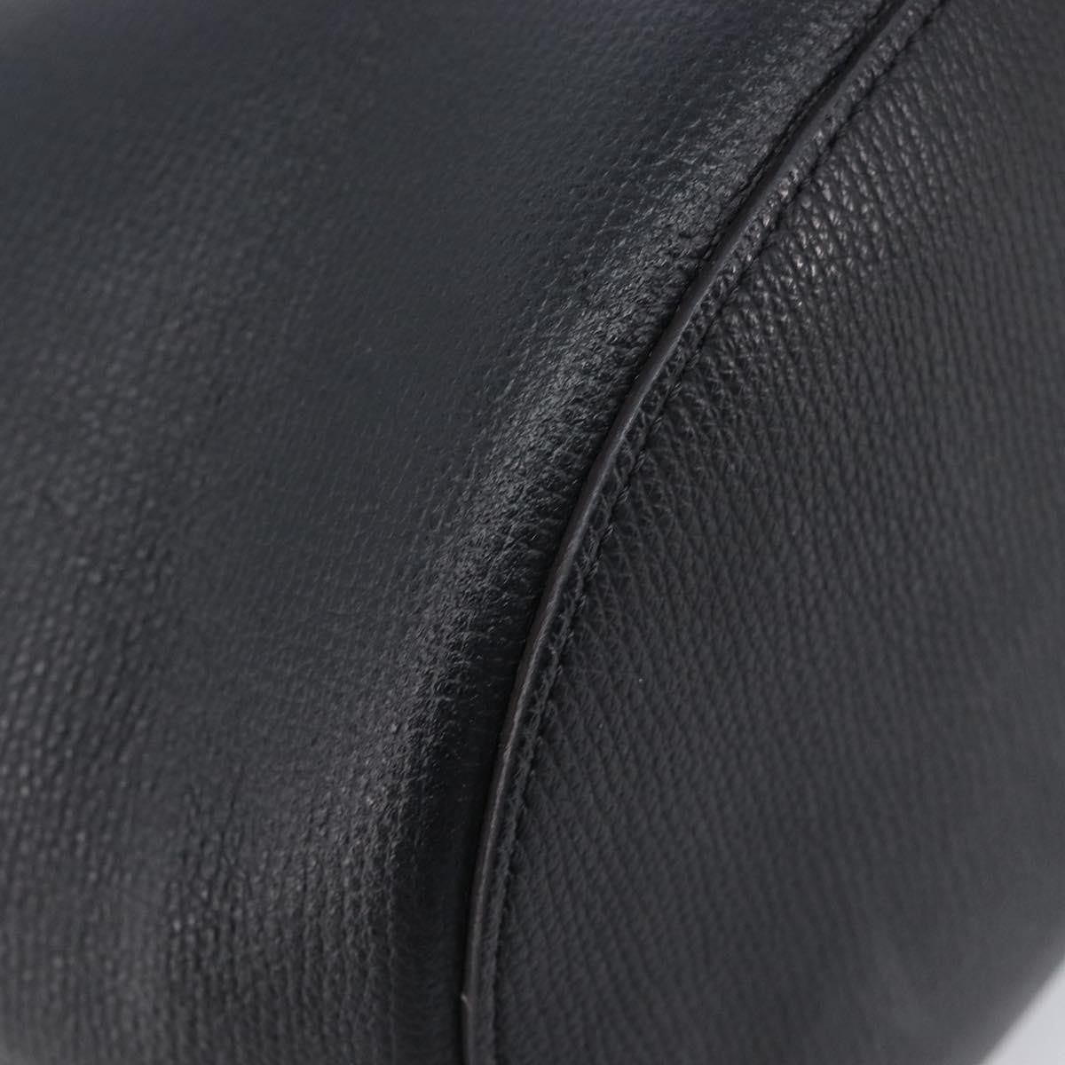 Burberry Lorne Bucket Leather, Black, Leather, Handbag