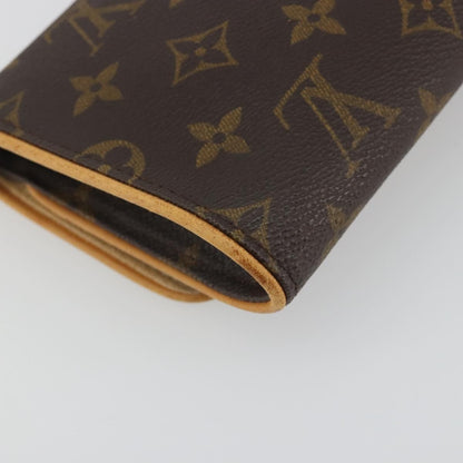 Louis Vuitton Twin Monogram Canvas, Brown, Canvas, Clutch