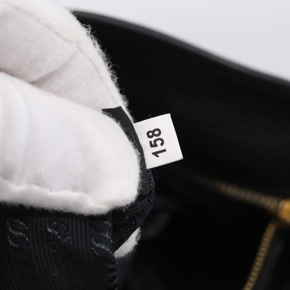 Prada Vintage Leather, Black, Leather, Handbag