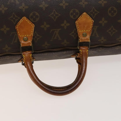 Louis Vuitton Speedy Handbag Monogram Canvas, BROWN, CANVAS, Handbag
