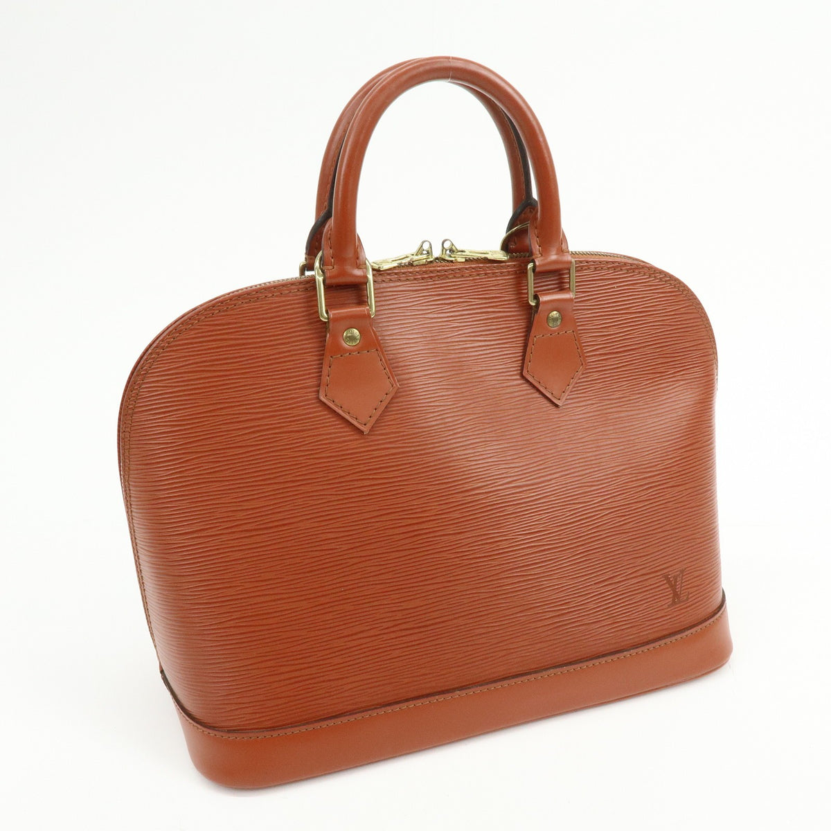 Louis Vuitton Alma Epi Leather, Brown, Leather, Handbag