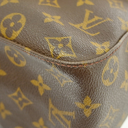 Louis Vuitton Looping Monogram Canvas, Brown, Canvas, Handbag