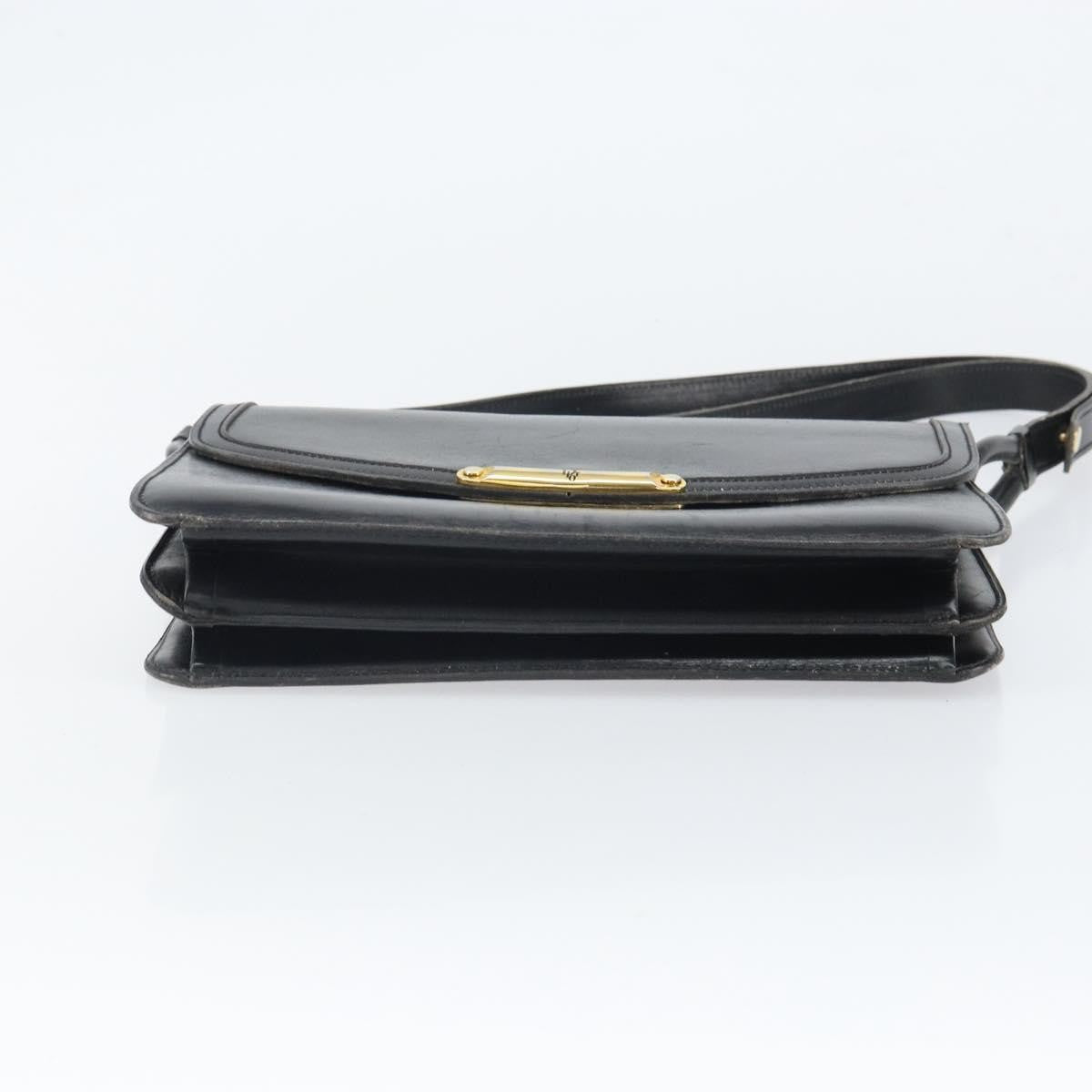 Christian Dior Shoulder Leather, Black, Leather, Shoulder Bag