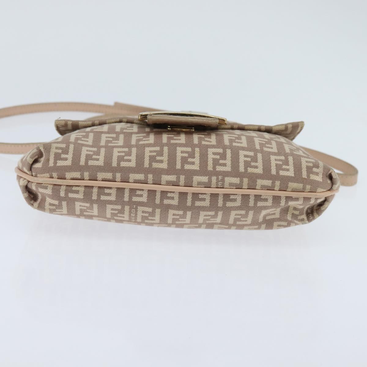 Fendi Mama Messenger Bag Zucca Canvas, BEIGE, CANVAS, Crossbody bag