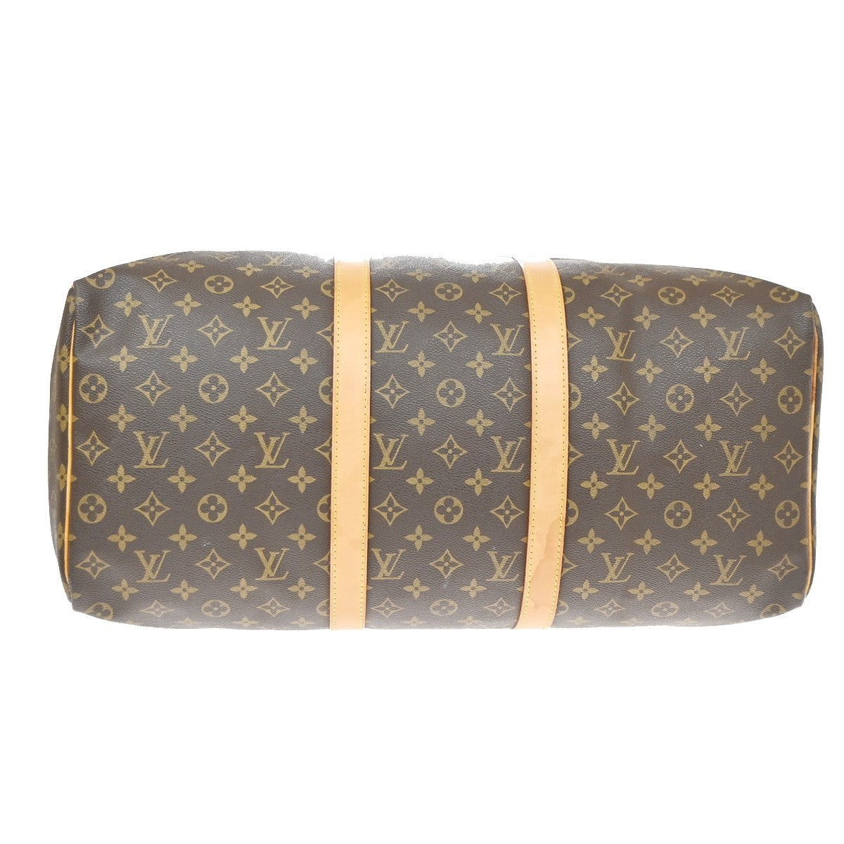 Louis Vuitton Keepall Monogram, Brown, Canvas, Travel Bag