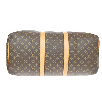 Louis Vuitton Keepall Monogram, Brown, Canvas, Travel Bag