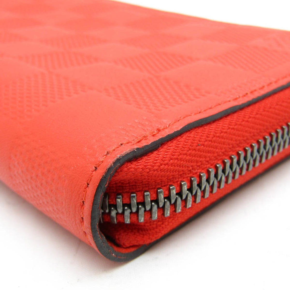 Louis Vuitton Zippy Damier Infini Leather, Red, Leather, Wallet