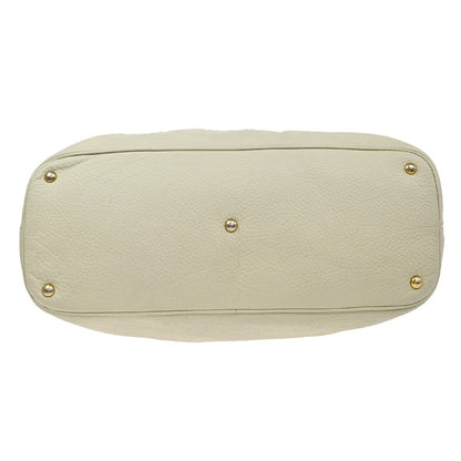 Gucci Twill Leather, Beige, Leather, Shoulder Bag