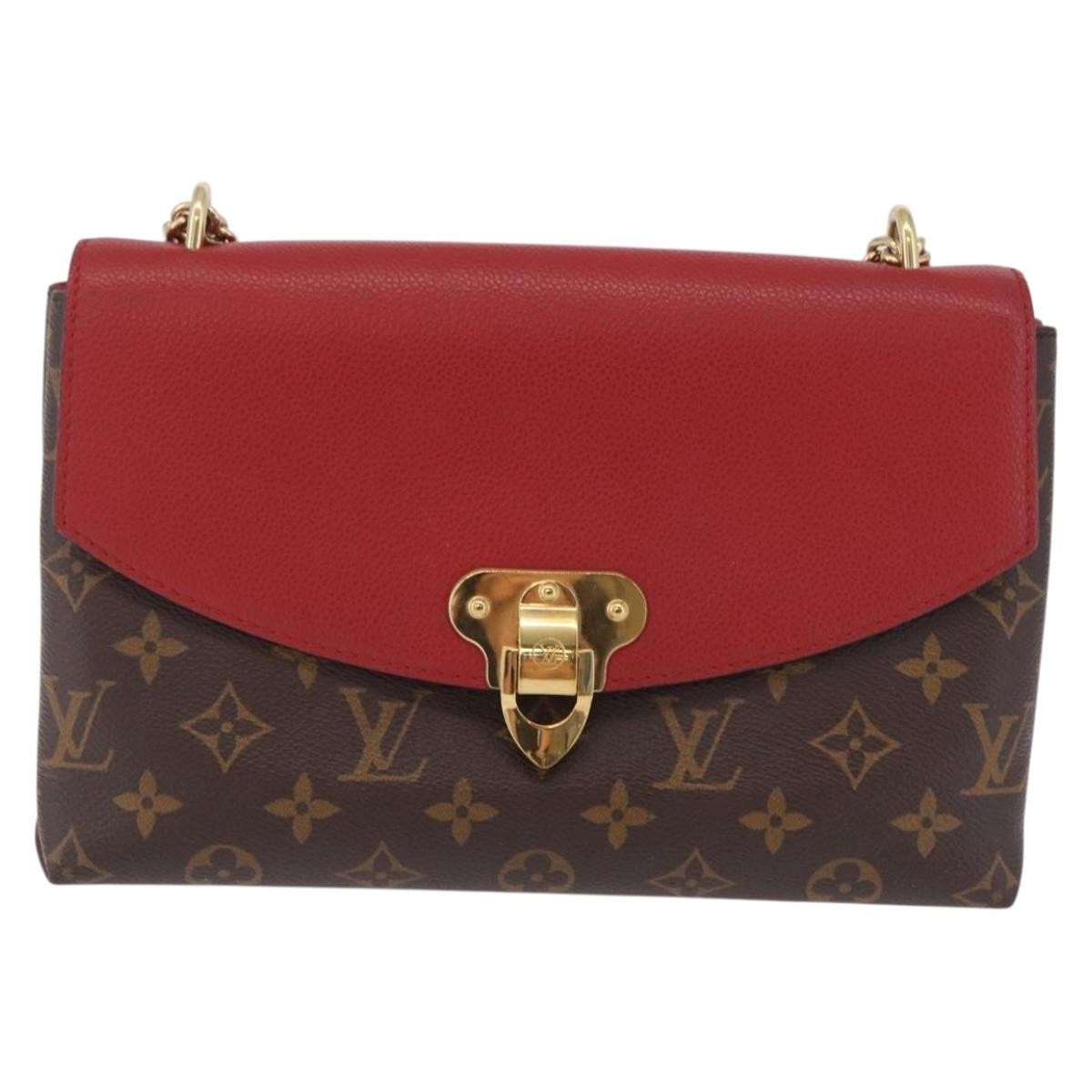Louis Vuitton Saint Placide Monogram Canvas and Leather, Brown, Canvas, Handbag