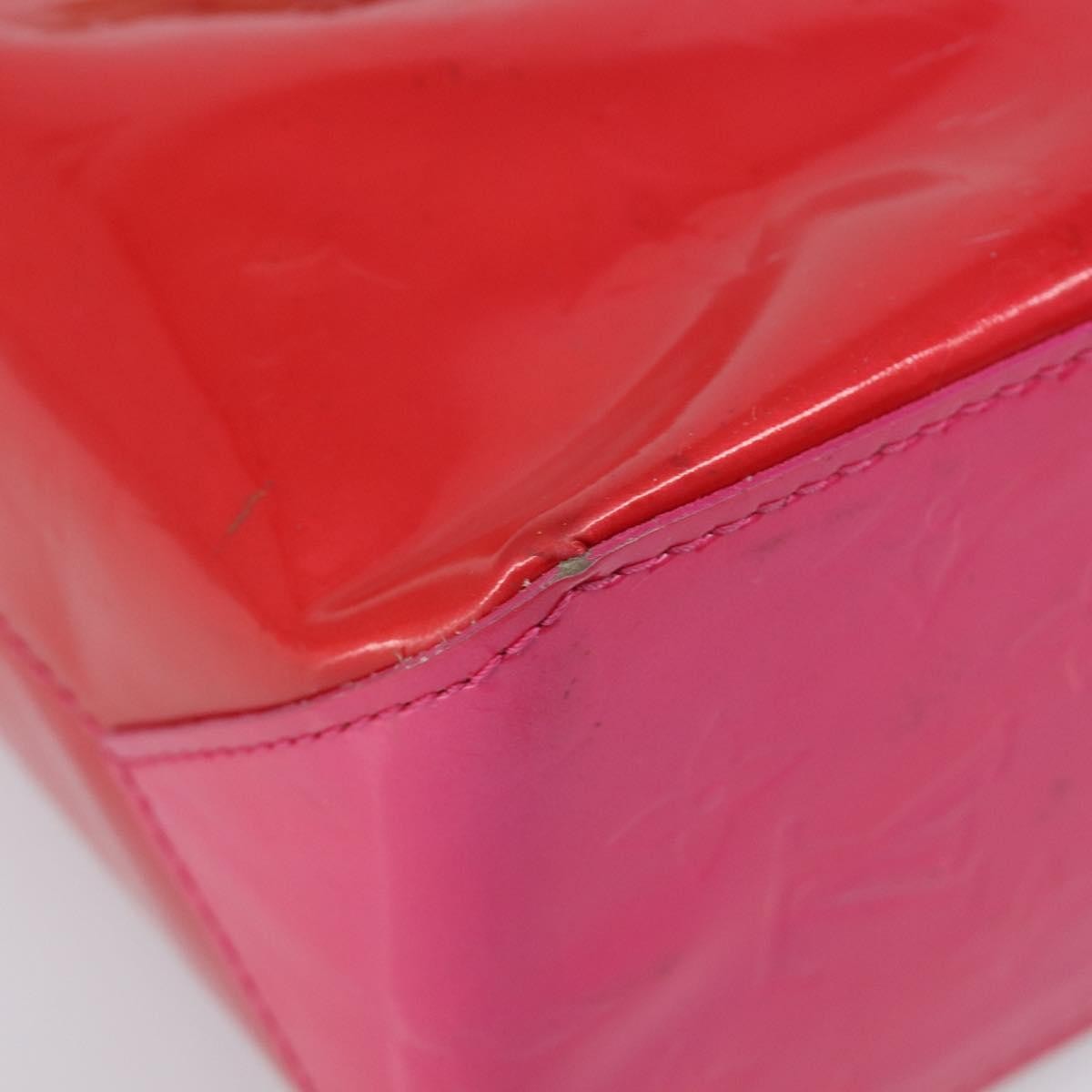 Louis Vuitton Reade Monogram Vernis, Pink, Patent Leather, Handbag
