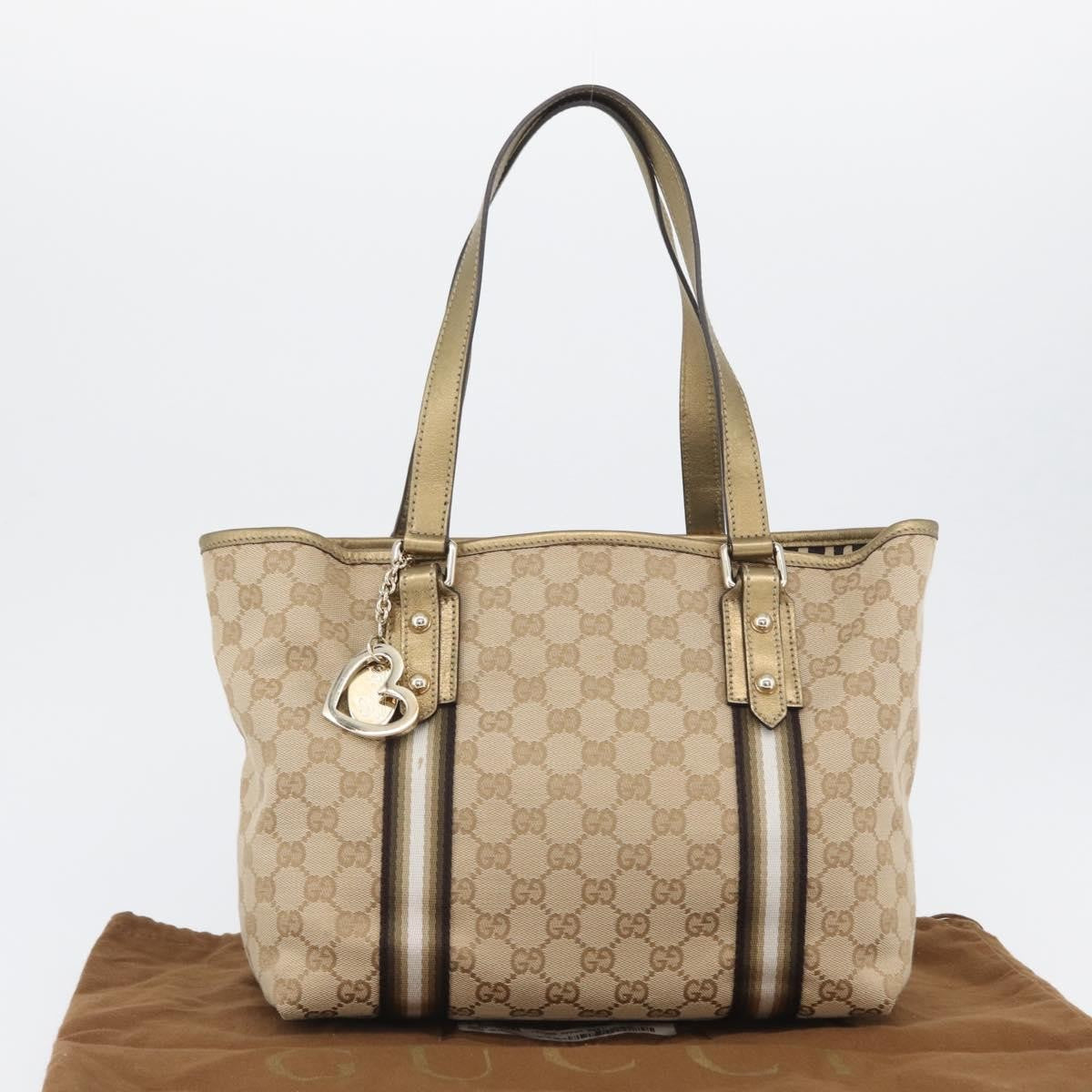 Gucci Jolicoeur GG Canvas, Beige, Canvas, Tote Bag