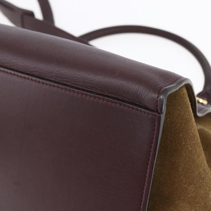 Celine Tricolor Trapeze Bag Leather, MULTICOLOUR, LEATHER, Handbag