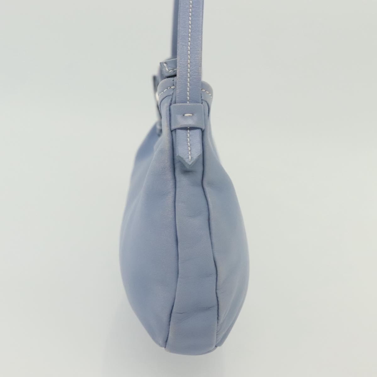 Salvatore Ferragamo Vala Leather, Blue, Leather, Shoulder Bag