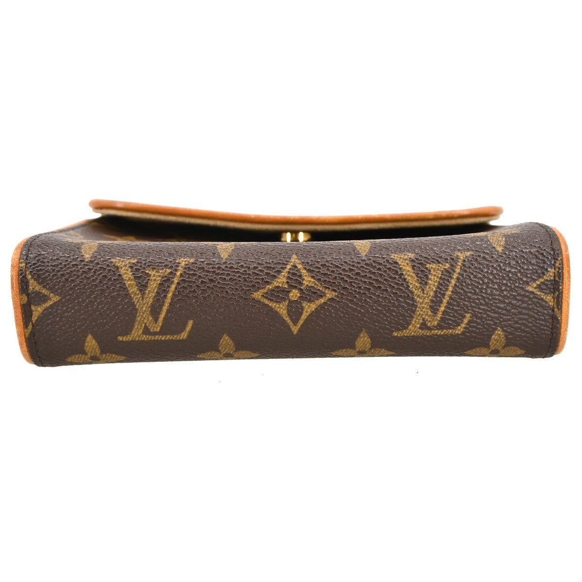 Louis Vuitton Florentine Monogram, Brown, Canvas, Clutch