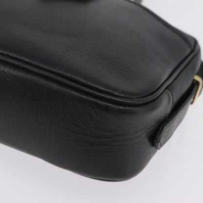 Saint Laurent Vintage Shoulder bag Leather, Black, Leather, Shoulder Bag
