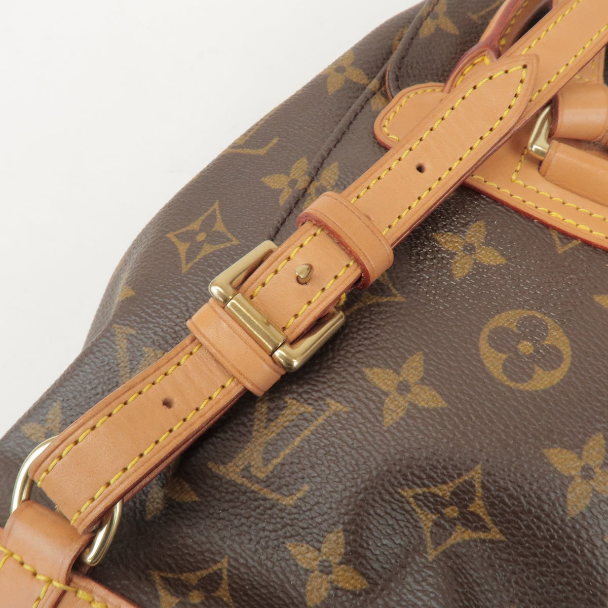 Louis Vuitton Vintage Montsouris Monogram Canvas, Brown, Canvas, Backpack