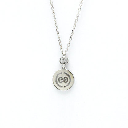 Gucci Icon Twirl 18K White Gold with Diamonds, Silver, White Gold, Necklace