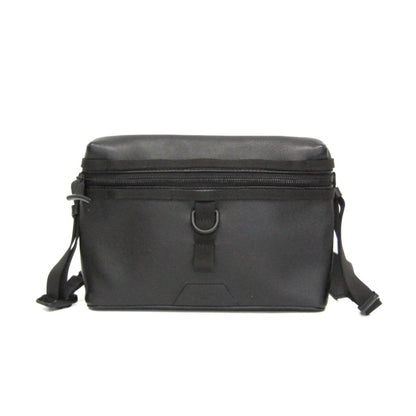 Louis Vuitton Messenger Dark Infinity Leather with Monogram Eclipse Glaze Canvas, Black, Leather, Shoulder Bag