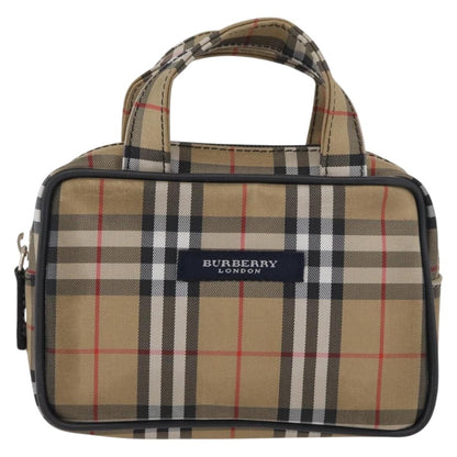 Burberry Nova Check Nylon, Beige, Nylon, Handbag