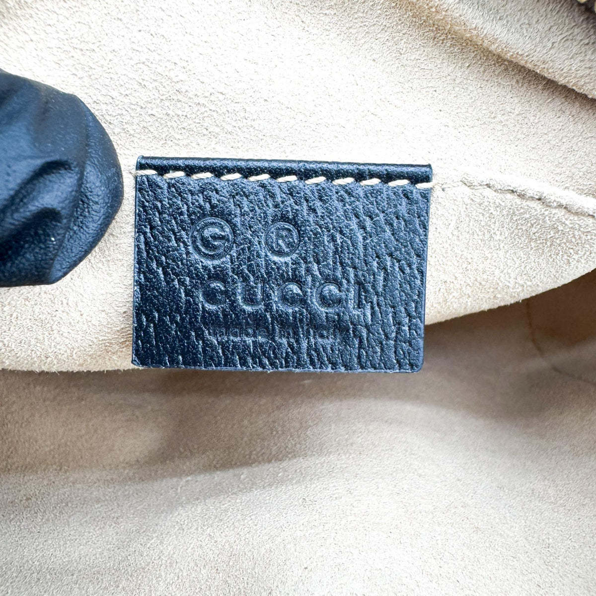 Gucci Ophidia Leather, Black, Leather, Shoulder Bag