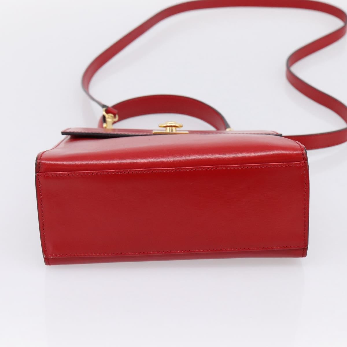 Celine Handbag Leather, Red, Leather, Handbag