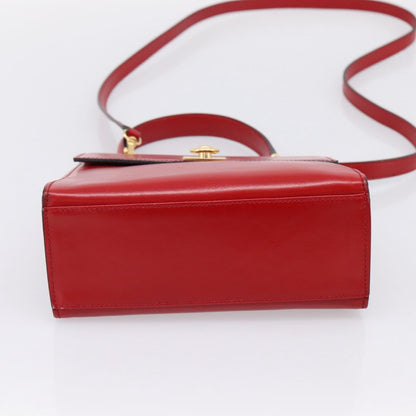 Celine Handbag Leather, Red, Leather, Handbag
