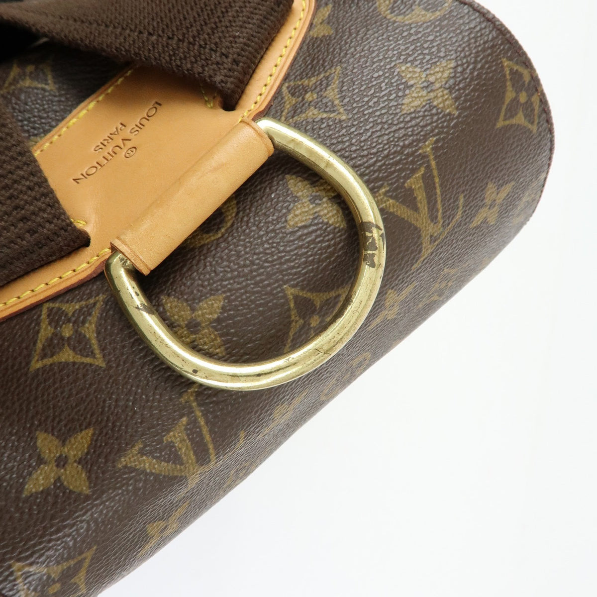 Louis Vuitton Vintage Montsouris Monogram Canvas, Brown, Canvas, Backpack