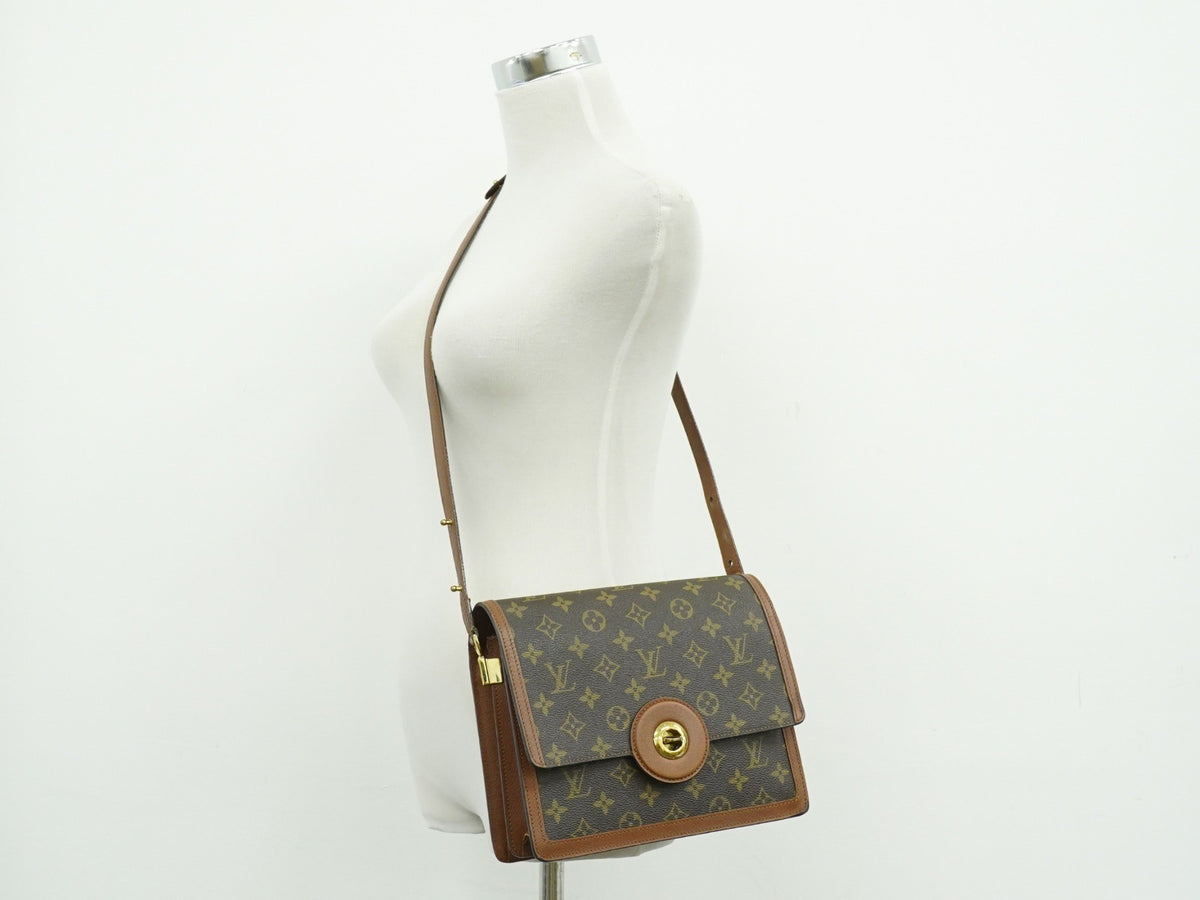 Louis Vuitton Raspail Monogram Canvas, Brown, Canvas, Handbag