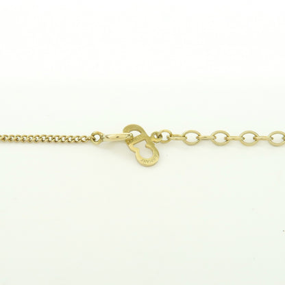 Christian Dior CD Heart Metal, Gold, Gold Plated, Necklace