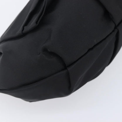 Prada Bow Wristlet Tessuto, Black, Nylon, Clutch