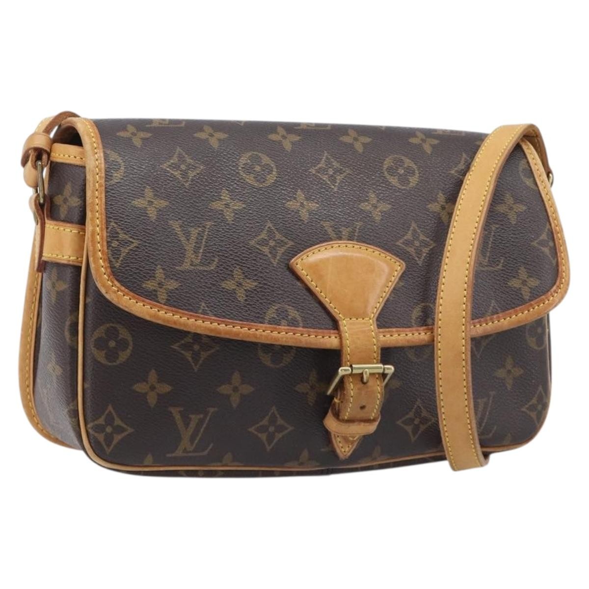 Louis Vuitton Sologne Monogram Canvas, Brown, Canvas, Handbag
