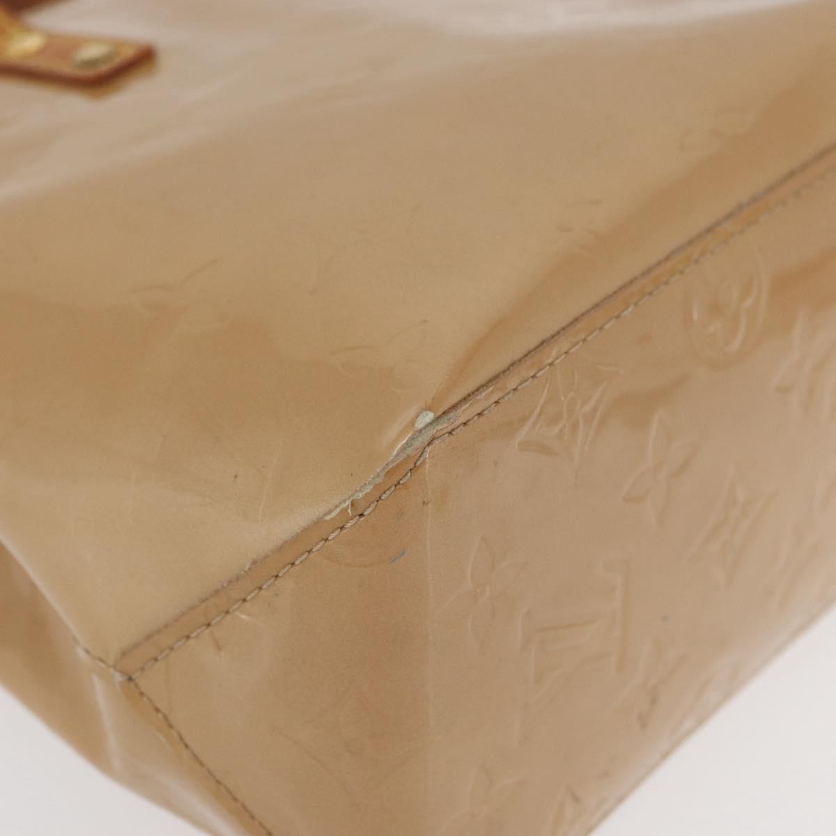 Louis Vuitton Reade Monogram Vernis, Brown, Patent Leather, Handbag