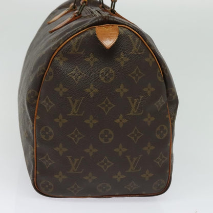 Louis Vuitton Speedy Handbag Monogram Canvas, BROWN, CANVAS, Handbag
