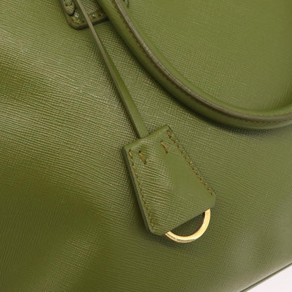 Prada Promenade Saffiano Leather, Green, Leather, Handbag