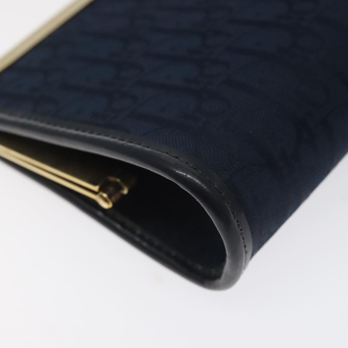 Christian Dior Trotter pouch Canvas, NAVY, CANVAS, Clutche & pouche