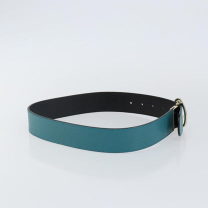 Gucci 1973 Reversible Belt (Outlet) Leather, Turquoise, Leather, Belt