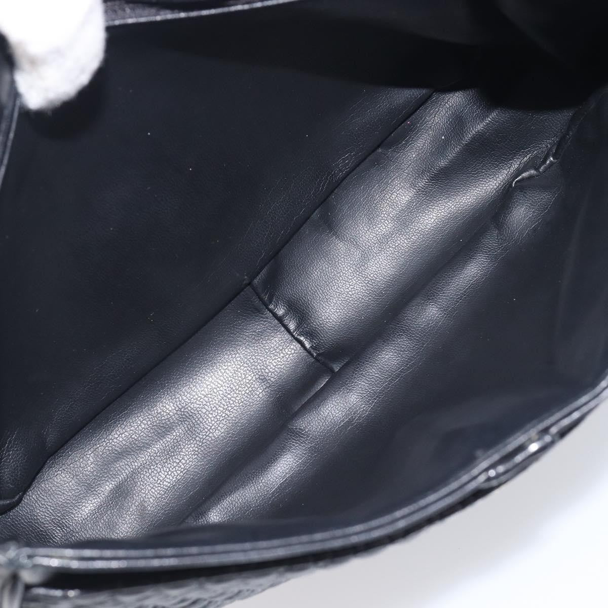 Bally Vintage Quilted Leather, Black, Leather, Shoulder Bag
