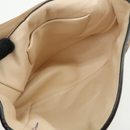 Chloe Elsie Chain Leather, Brown, Leather, Shoulder Bag